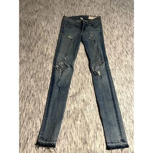 Rag & Bone Skinny Ripped Jean Sz 26